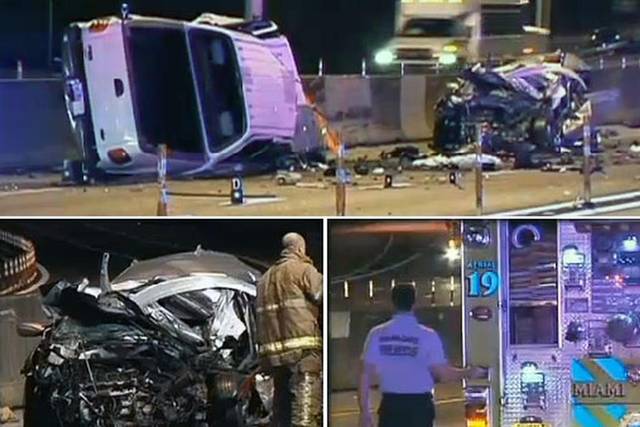 Una mujer causa desastre en Miami al conducir a contramano por autopista: 5 muertos y 2 heridos