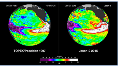 Lo peor del fenómeno El Niño aún está por llegar a EEUU, según la NASA