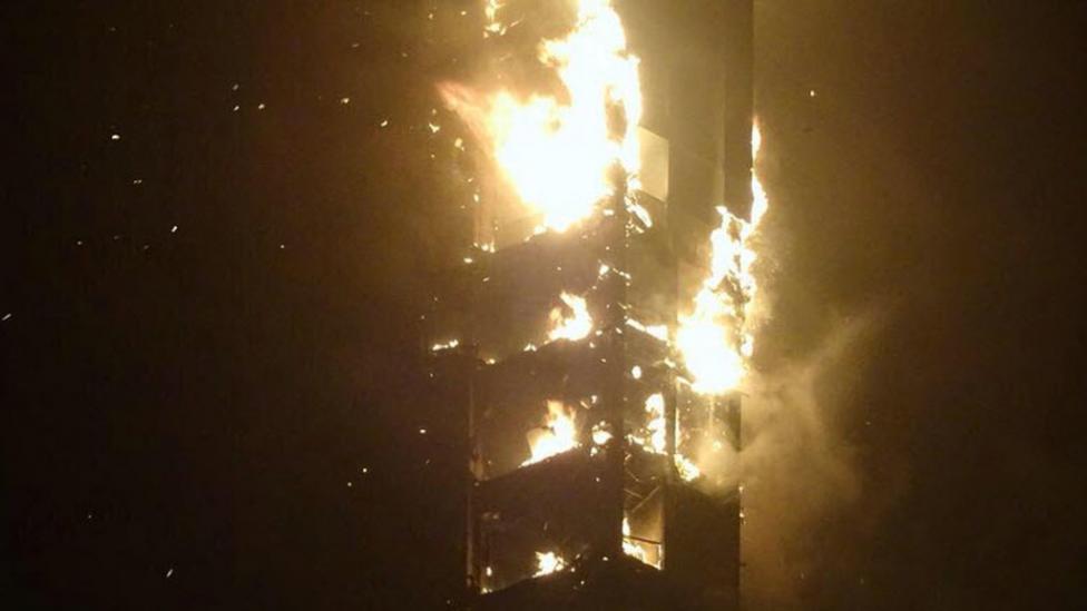 Infierno en la torre: se incendia rascacielos de Dubai, el más grande del mundo