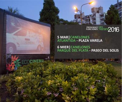 Cine gratis en Atlántida y Parque del Plata