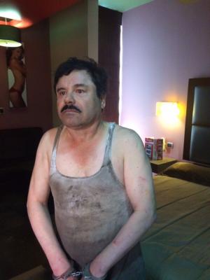 Miren a El Chapo Guzmán minutos después de ser arrestado