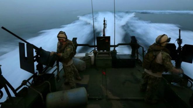 Marines de EEUU detenidos por Irán en aguas del Golfo Pérsico