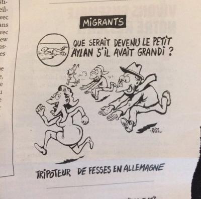 La caricatura de Charlie Hebdo que se burla de niño muerto y enfurece a Europa