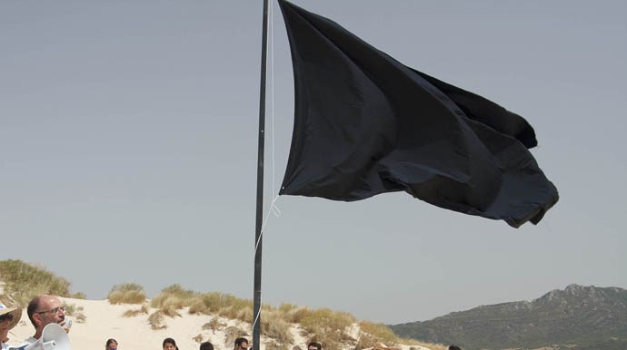 Bandera Negra en Punta del Este