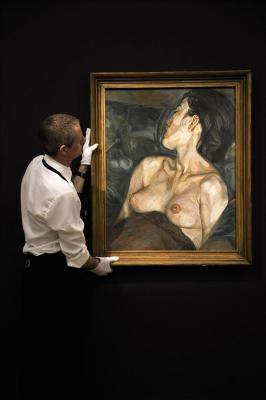 A subasta un retrato de la amante de Lucian Freud valorado en 13 millones de euros