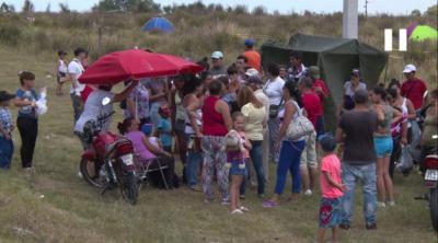 250 familias de Villa García ocupan campo; piden viviendas dignas