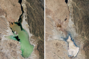 Satélite confirma la "evaporación completa" del lago Poopó de Bolivia