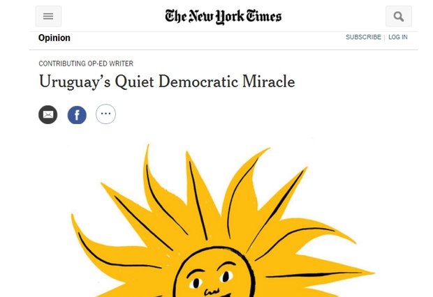 El New York Times destaca ''milagro democrático'' de Uruguay