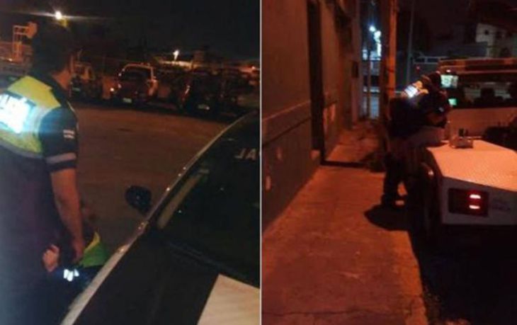 Graban a policías practicando sexo oral en la calle