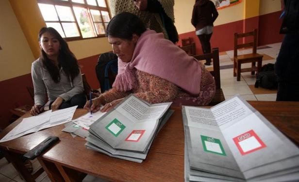 El No a la reelección de Morales ganó por 51% en Bolivia, según sondeos
