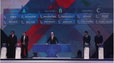 Uruguay con suerte en sorteo de Copa América: México, Jamaica y Venezuela los rivales