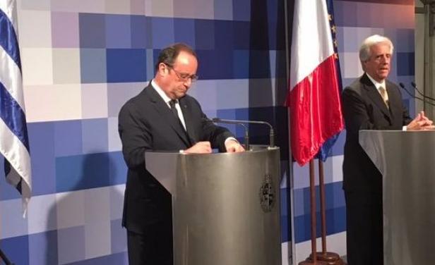 Hollande dijo que Francia apoyará las negociaciones entre Mercosur y la UE