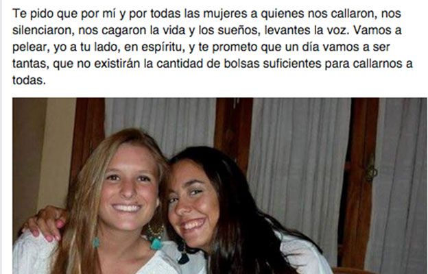 Ayer me mataron, carta viral en memoria de las argentinas asesinadas en Ecuador