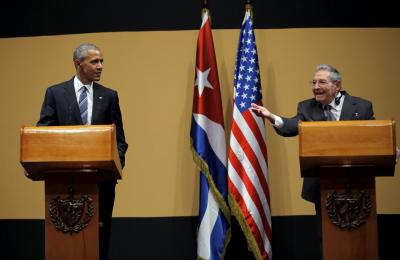 Raúl Castro junto a Obama: Si hay presos políticos, antes de que llegue la noche estarán sueltos