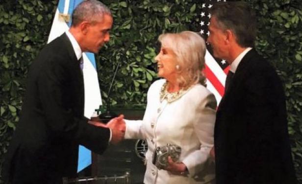Barack Obama con la farándula argentina; Tinelli no fue, pero la Legrand no faltó