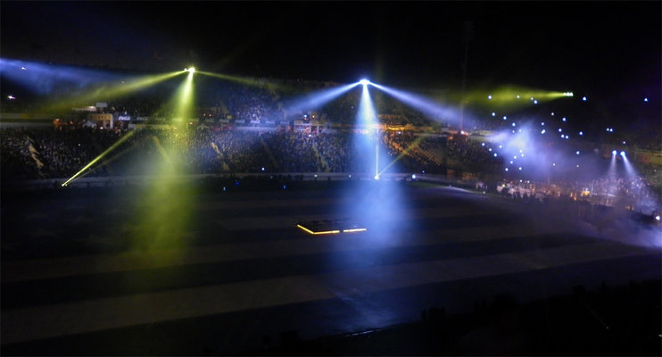 La hinchada de Peñarol deliró con la Fiesta del Siglo que inauguró el estadio