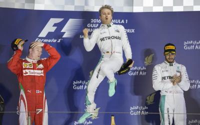 F1: Rosberg ganó el Gran Premio de Bahréin y lidera con puntaje perfecto