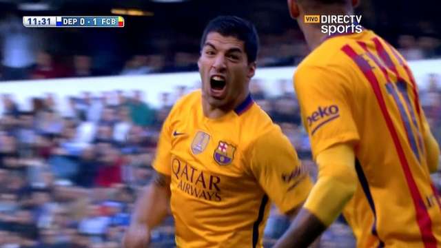 La bestia de Suárez se sacó la mufa: Le hizo cuatro goles a La Coruña
