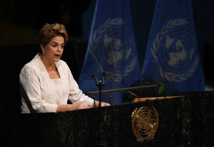 Dilma Rousseff denunció "grave momento que vive su país" ante la ONU