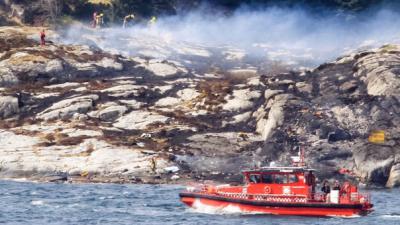 Helicóptero se estrella con trece pasajeros a bordo en Noruega