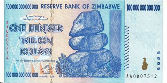 Zimbabue imprimirá su propia versión del dólar estadounidense