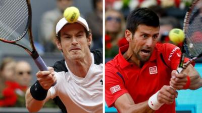 Andy Murray y Novak Djokovic a la final del Masters 1000 de Madrid