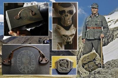Los extraños cráneos en maleta de secta nazi de criaturas desconocidas por la ciencia