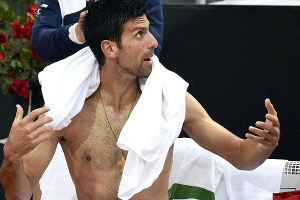Djokovic indignado en Roma: "¡No quiero jugar!"