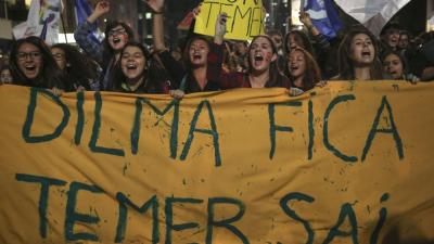 Al grito de "traidor", brasileños vuelven a salir a las calles en contra de Temer