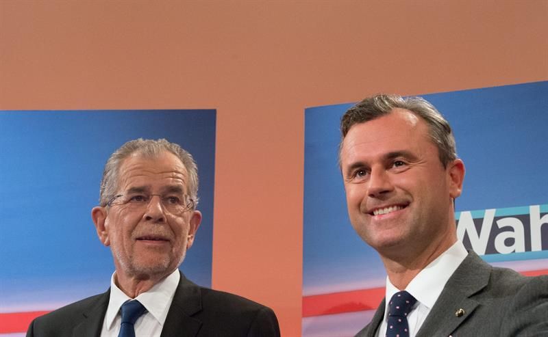 Empate técnico entre ultranacionalista y ecologista en elecciones presidenciales de Austria