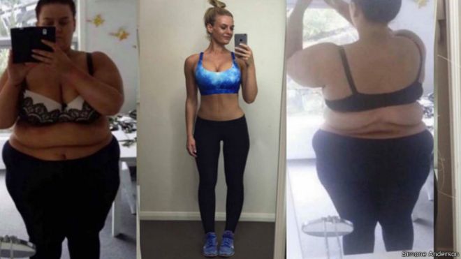 Una mujer documentó en Instagram cómo perdió 88 kilos en 20 meses