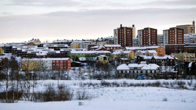 Monumental plan sueco para mover toda una ciudad y evitar que se hunda