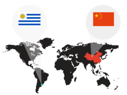 Hay más de 20 convenios diplomáticos preparados para firmar entre China y Uruguay