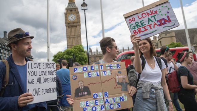 Reino Unido se arrepiente: Más de 2 millones piden que se celebre un segundo referendo