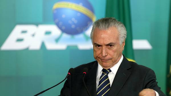 El 87% de los brasileños juzga la gestión de Temer como deprimente