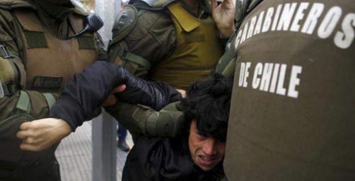 140 detenidos en Chile tras enfrentamientos entre estudiantes y policía