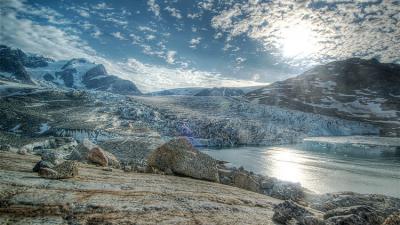 Un 'Gran Cañón' se esconde bajo el glaciar gigantesco de Groenlandia